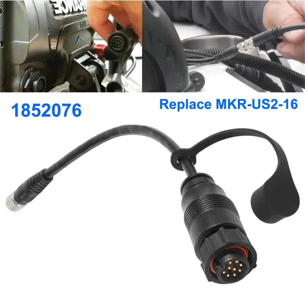 1852076 Cavo Adattatore A 9 Pin Mkr-Us2-16 Per Lowrance Elite Ti2,Hds Per Motore Da Traina Fish Finder Spina Adattatore Universale Sonar 2