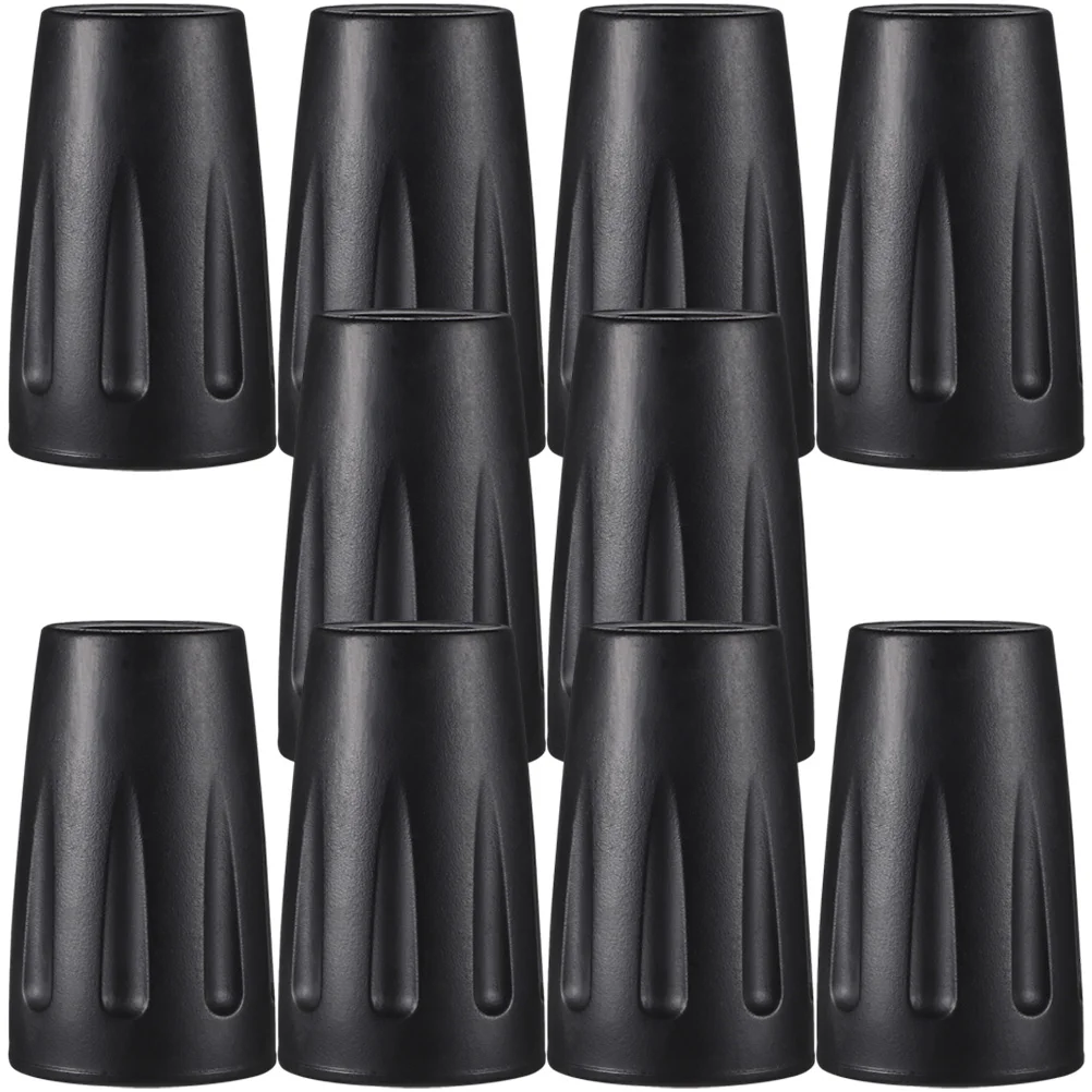 10 Pezzi Canna Protector Canes Stampella Pads Tip Outdoor Tips Trekking Pole Foot Covers Stampelle Accessori Bambino Che Cammina