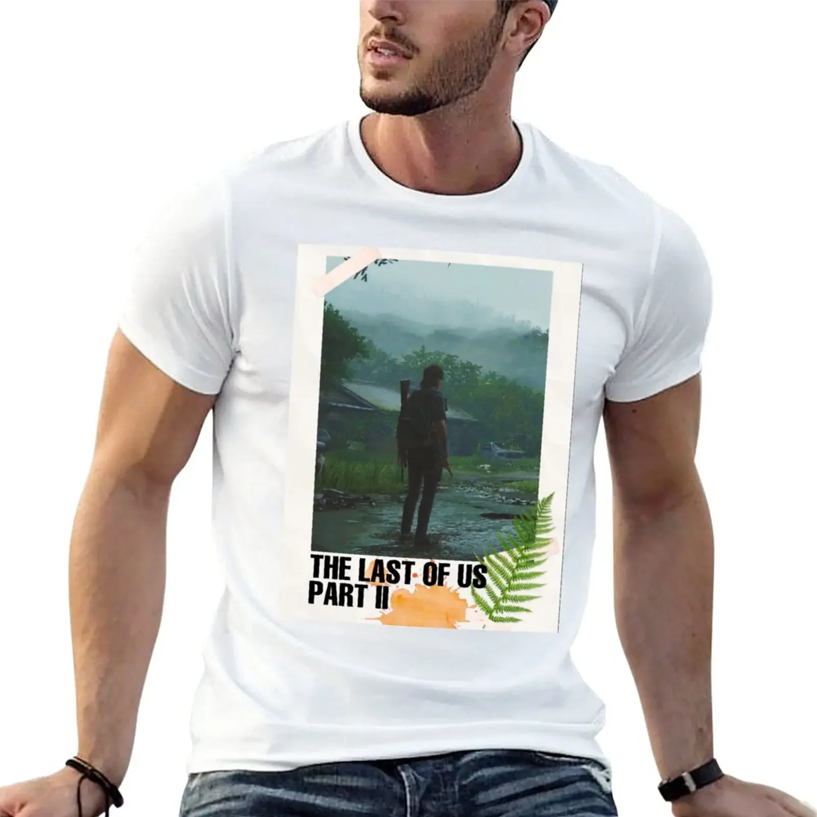 T-Shirt Estetica Ellie Tlou2 Magliette Aderenti Sublime Oversize Per Uomo
