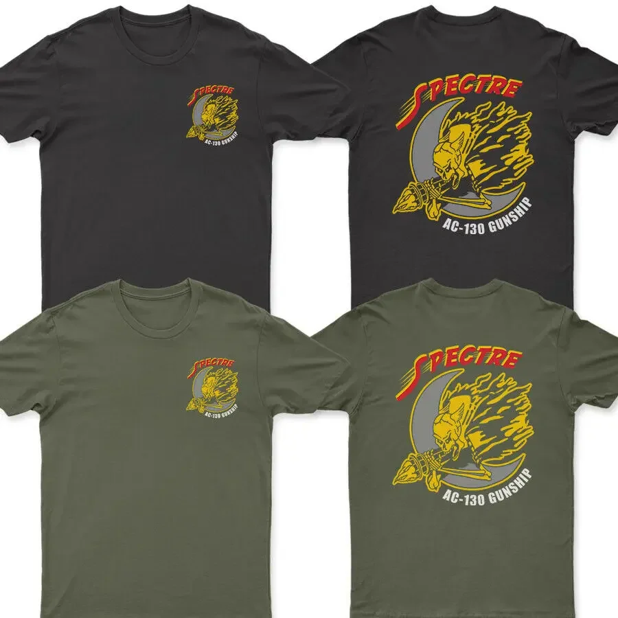 Ac-130 Gunship Spectre T-Shirt 100% Cotone O-Collo Estate Manica Corta Casual T-Shirt Da Uomo Taglia S-3Xl