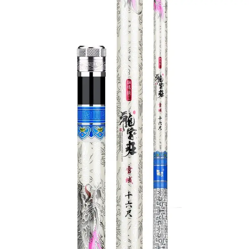 Gama Vendita Calda 7.2M Canne Da Pesca Professionali Canna Da Pesca In Fibra Di Carbonio Canna Da Pesca Telescopica In Vendita