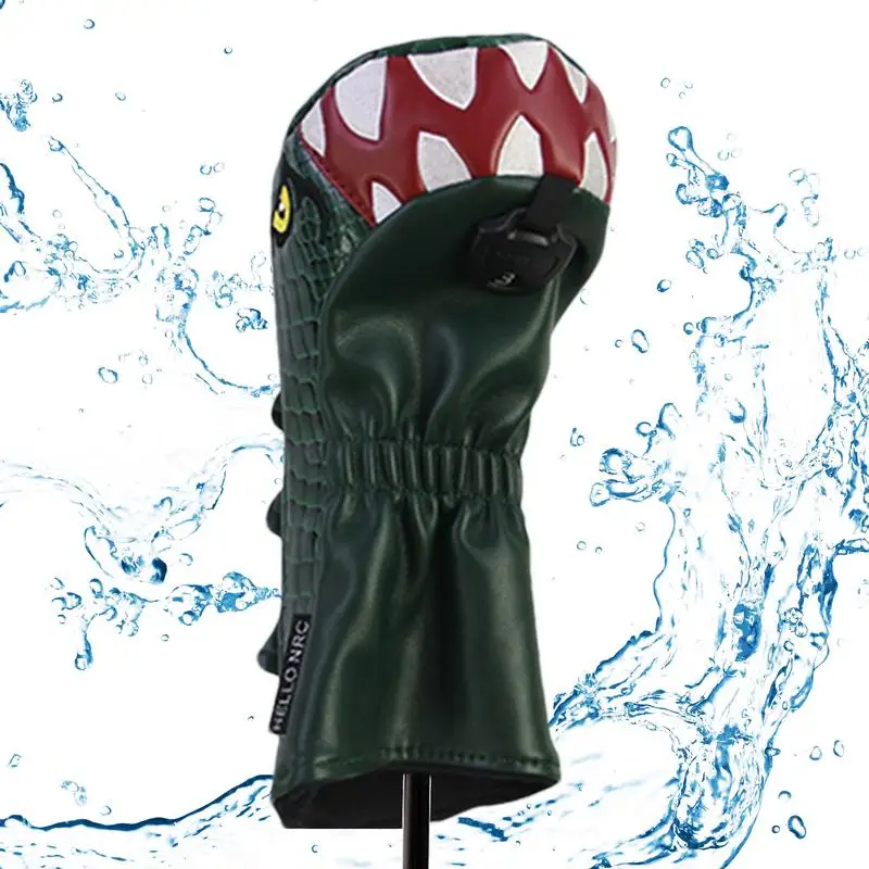Dinosaur Golf Club Head Cover Pu Leather Tyrannosaurus Copricapo A Forma Di Rex Golf Putter Head Covers Golf Club Headcover Golf