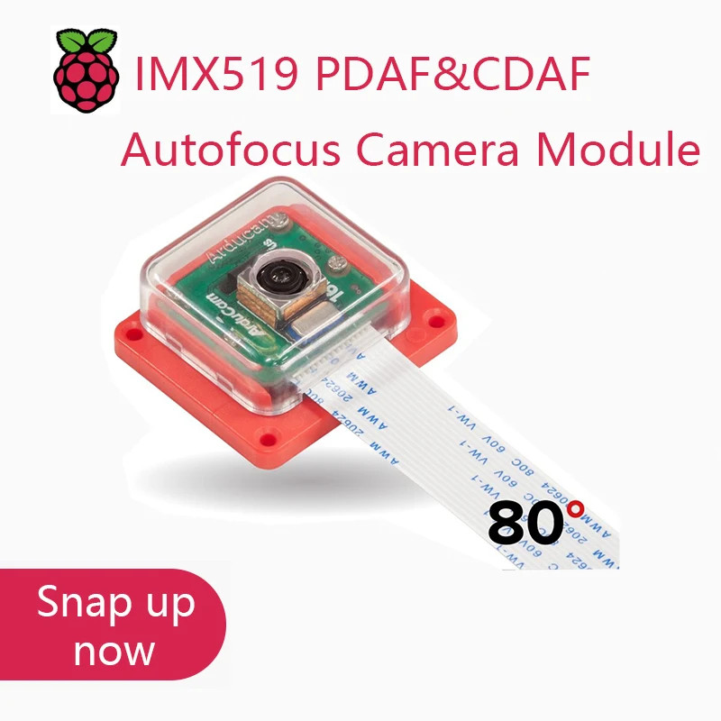 Modulo Fotocamera Arducam Imx519 Pdaf E Cdaf Autofocus Per Raspberry Pi, Jetson Nano, Xavier Nx E Nvidia Orin Nx/Agx Orin