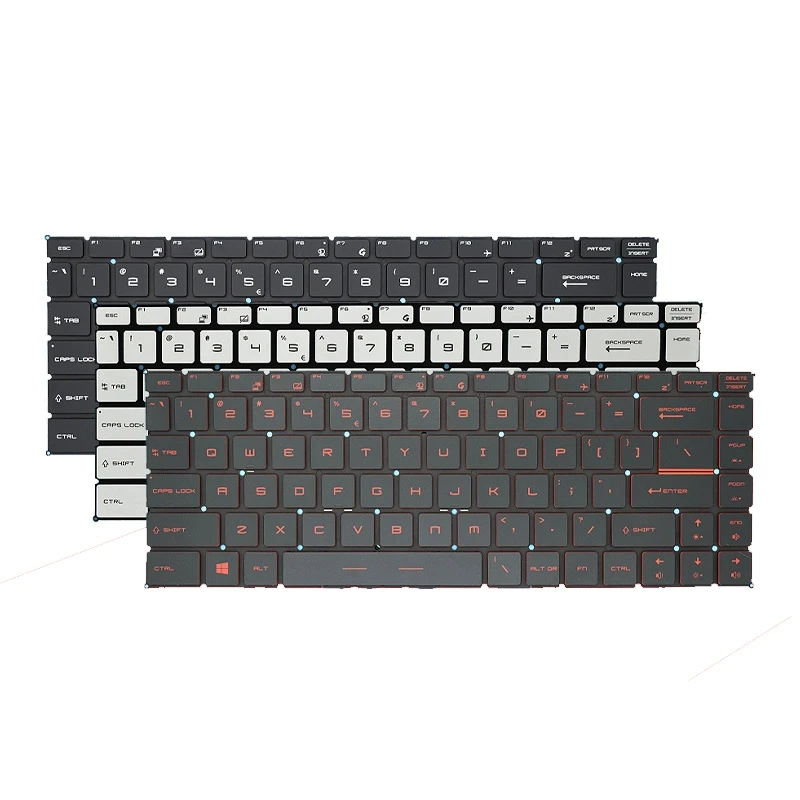 Nuova Tastiera Per Laptop Per Msi Gs65 Gf63 Ms-16R1 Ps63 P65 Gf65 8Rc/D 8Rf/E Ms-16 W1 Ms-16W2 Ms-16Q1 Ms-16Q2 Ms-16Q3 Ms-16Q4