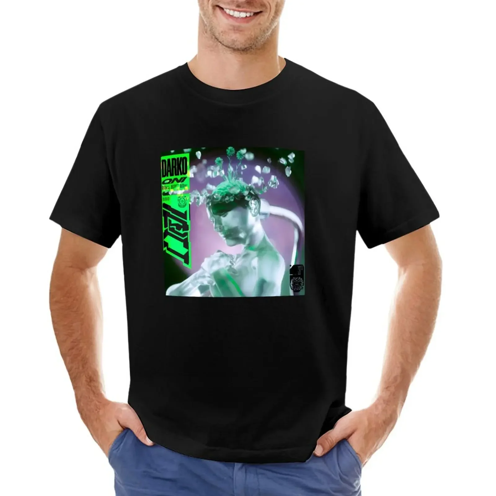 T-Shirt Darko Us Album Oversize Abbigliamento Vintage Sublime Taglie Forti T-Shirt Grafiche Da Uomo Grandi E Alte