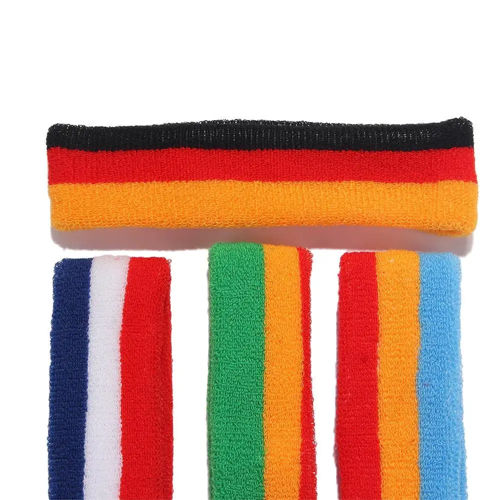 Assorbimento Traspirante Basket Stretch Uomo Donna Running Yoga Band Hairband Head Band Sweatband