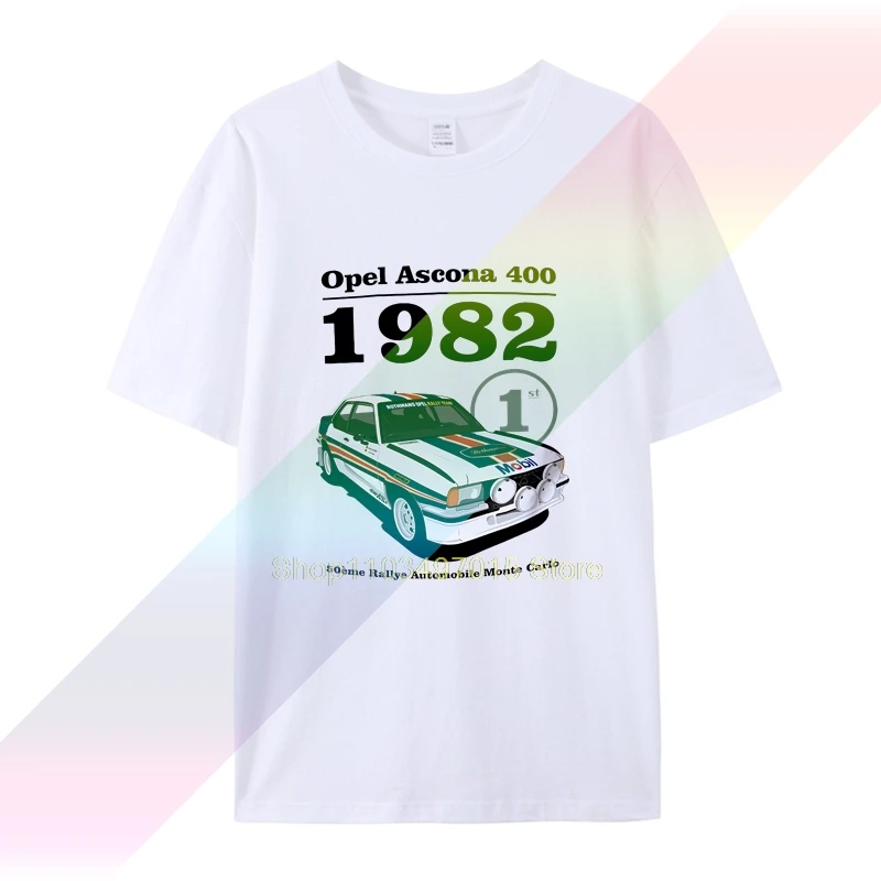 Opel Ascona 1982 T Shirt Classic Car Rally Track Regalo Di Compleanno Regalo 1980'S