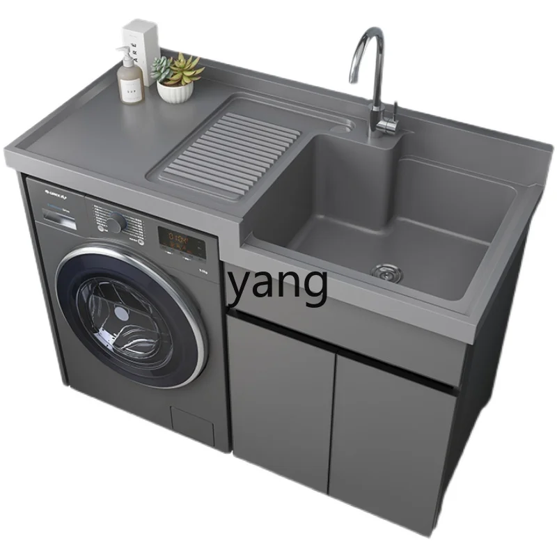Yhl All-In-One Cabinet Combinazione Alumimum Wash Armadio Lavello Lavanderia Vasca Con Lavabo Roller Companion Cabinet