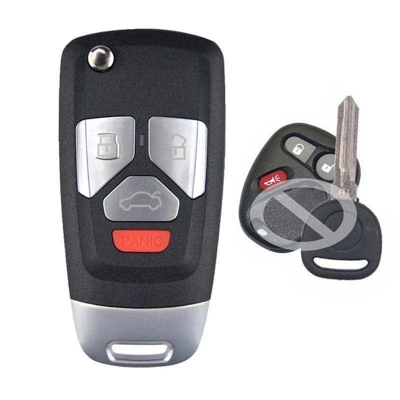 Keyecu Kobut1Bt K0But1Bt 25678792 4 Pulsanti 315Mhz Id46 Chip Aggiornato Flip Remote Key Fob Per Chevrolet Blazer Astro Blazer
