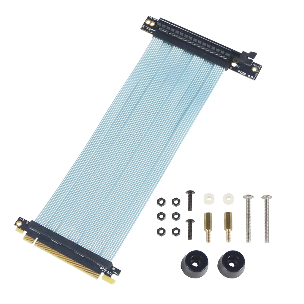 Cavo Riser Pcie 4.0 X16 Per Nzxt H1 270 ° Ad Angolo Retto Inverso Per Phanteks 217E Chassis Scheda Grafica Estensione Gpu Verticale