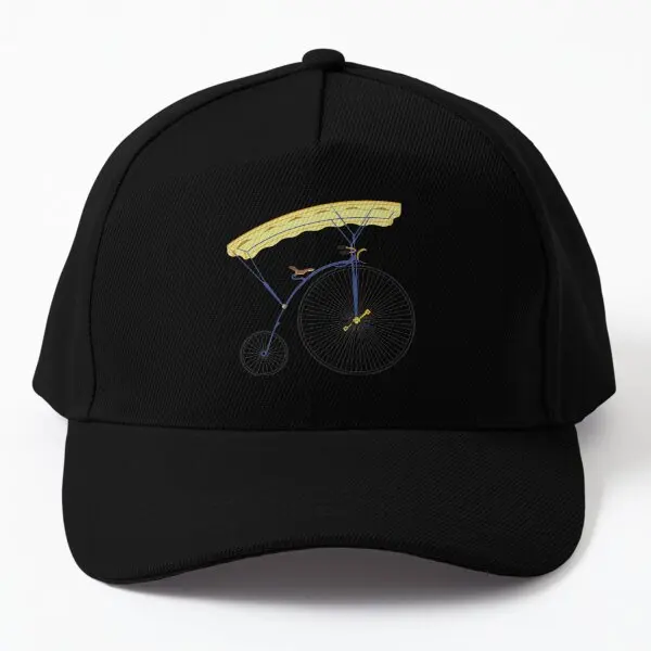 Un Penny Farthing Berretto Da Baseball Cappello Cofano Pesce Snapback Stampato Sport Sole Uomo Ragazzi Estate Tinta Unita Primavera Casquette Nera