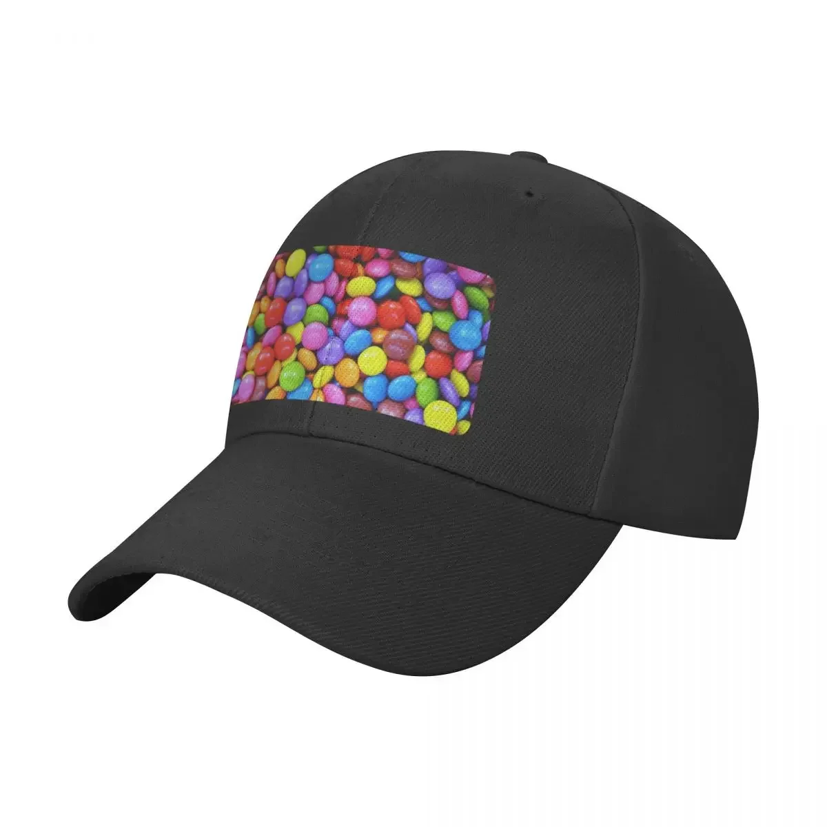 Smarties Sfondo-Candy Sweets Chocolate Lover Gift Berretto Da Baseball Hip Hop Visiera Per Ragazze Da Uomo