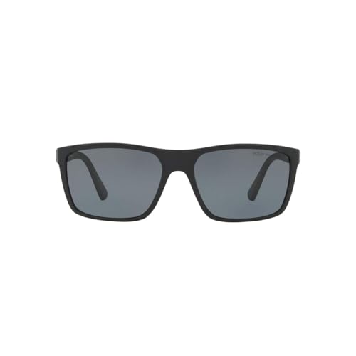 Polo Ralph Lauren 0Ph4133 Occhiali Da Sole, Nero (Matte Black), 59 Unisex-Adulto