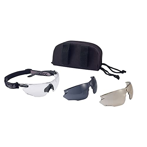 Mil-Tec Occhiali Da Sole 15649502, Unisex-Adulto, Nero, Taglia Unica