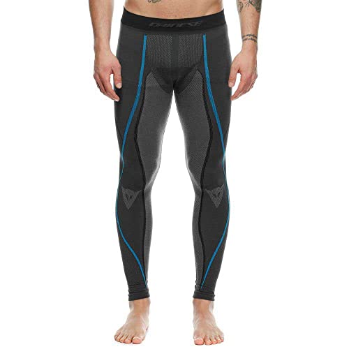 Dainese Dry Pants Calzamaglia Termica, Nero/Blu, M Uomo