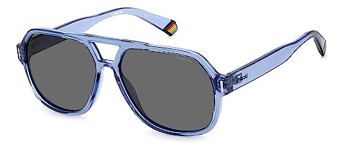 Polaroid Pld 6193/S Sunglasses, Pjp Blue, 57 Unisex