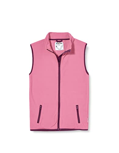 Playshoes Gilet In Pile, Piano Da Esterno Unisex - Bambini E Ragazzi, Rosa, 116