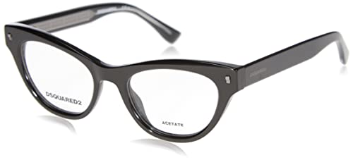 Dsquared D2 0026 Sunglasses, 807/18 Black, 49 Unisex