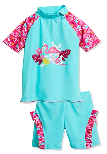 Playshoes Set Da Bagno Con Protezione Uv, Maglietta Da Bagno In Due Pezzi, Pantaloncini Da Bagno, Costumi Da Bagno Unisex - Bambini E Ragazzi, Fenicot