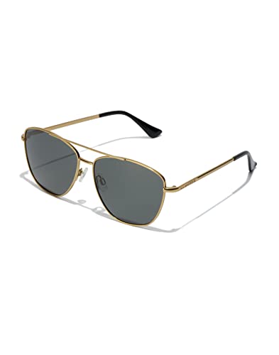 Hawkers Lax, Occhiali Da Sole Unisex - Adulto, Nero (Black Polarized) · Gold), Taglia Unica