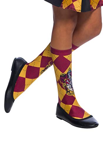 Rubie'S Harry_Potter Calzini Gryffindor Grifondoro Bambino (39025), Rombi, Multicolore, Taglia Unica, Ns-000-Os