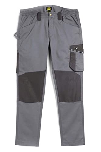 Utility Diadora Pant Rock Performance, Pantaloni Uomo, Grigio Acciaio, S