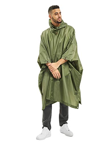 Brandit Brandit Ripstop Poncho, Poncho In Ripstop Uomo, Verde (Olive), Taglia Unica