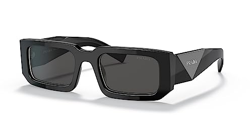 Prada 0Pr 06Ys Occhiali, Nero/Grigio Scuro, 53 Uomo