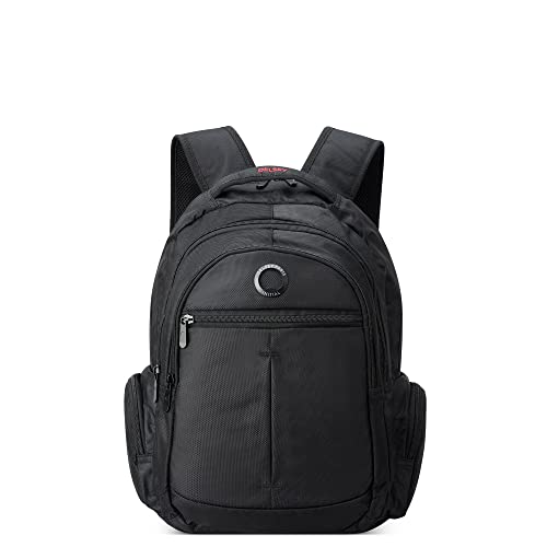 Delsey Paris Flier Mochila 2 Compartimentos Zaino, Nero, Taglia Unica Unisex-Adulto