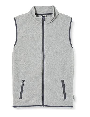 Playshoes Gilet In Pile, Piano Da Esterno Unisex - Bambini E Ragazzi, Grigio/Melange, 128