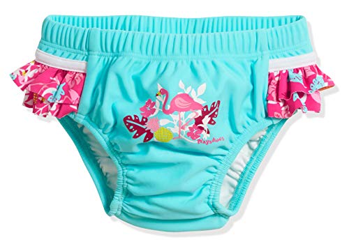 Playshoes Pantaloni Pannolini Con Protezione Uv, Costume Da Bagno Unisex - Bambini E Ragazzi, Fenicottero, 86/92