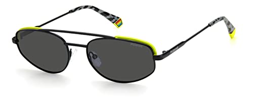 Polaroid Pld 6130/S Occhiali, 08A/M9 Black Grey, 55 Unisex-Adulto