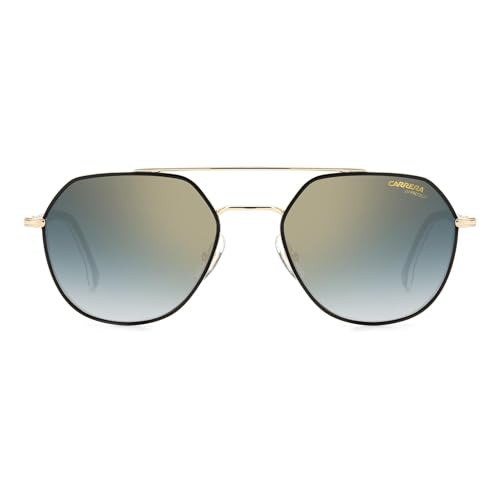 Carrera 303/S Occhiali, Nero E Oro, 53 Unisex Adulto