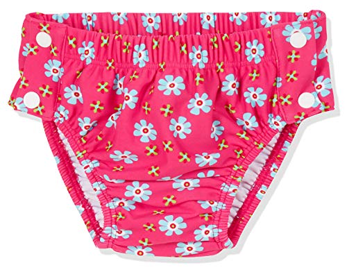 Playshoes Pantaloni Pannolini Con Protezione Uv, Costume Da Bagno Unisex - Bambini E Ragazzi, Fiori Per Bottoni, 62/68