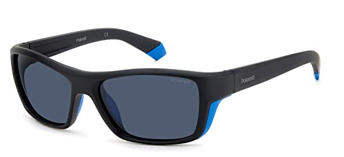 Polaroid Pld 7046/S Sunglasses, Oy4/C3 Black Azure, 57 Men'S