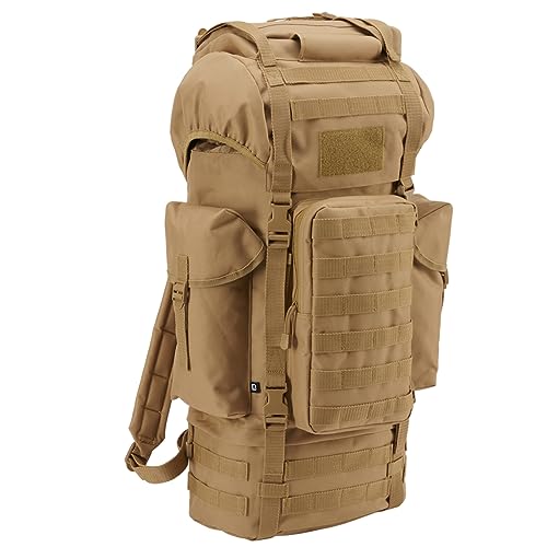 Brandit Zaino Da Combattimento Molle, Zaino Unisex - Adulto, Coyote, 65 Litri