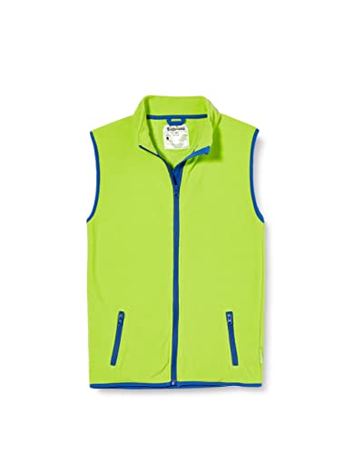 Playshoes Gilet In Pile, Piano Da Esterno Unisex - Bambini E Ragazzi, Verde, 98