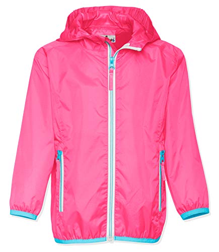 Playshoes Giacca Antipioggia Pieghevole, Giacca Funzionale Impermeabile Antipioggia Unisex - Bambini E Ragazzi, Rosa, 104