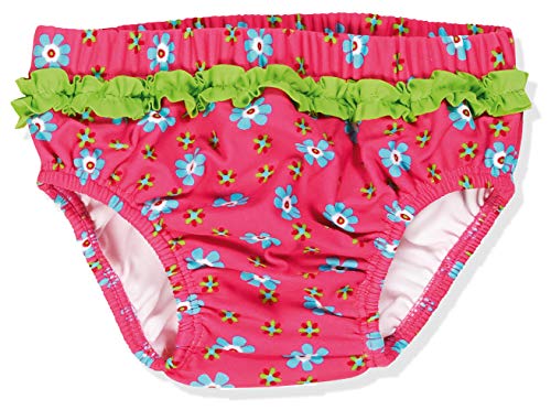 Playshoes Pantaloni Pannolini Con Protezione Uv, Costume Da Bagno Unisex - Bambini E Ragazzi, Fiori, 62/68