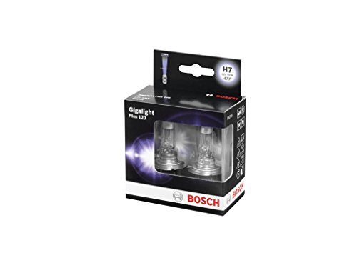 Bosch Gigalight + 120 H7 Alogena Lampadine Set 1987301107