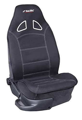 Simoni Racing Rsc/1 Coprisedile Singolo Universale Per Sedile Anteriore, Nero