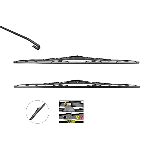 Valeo Spazzole Tergicristallo Silencio Vm216 574287 Lunghezza Anteriore: 550Mm / 410Mm Set Di 2 Spazzole Tergicristallo (Per Veicoli Con Guida A Sinis