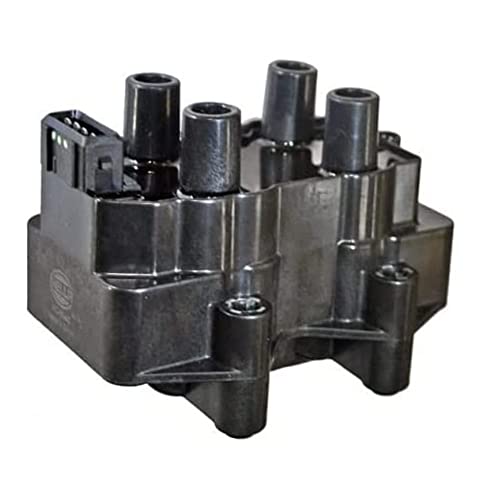Hella 5Da 193 175-421 Bobina D'Accensione, 12V, 4A... Poli, Bobina D'Accensione Blocco, Avvitato