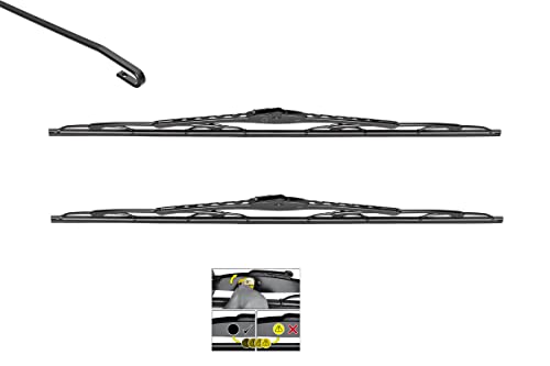 Valeo Spazzole Tergicristallo Silencio Vm213 574276 Lunghezza Anteriore: 600Mm / 600Mm Set Di 2 Spazzole Tergicristallo (Per Veicoli Con Guida A Sinis
