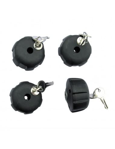 Peruzzo 365/4 - Pomello Antifurto Con Chiave Per Portabici, 1 Unit