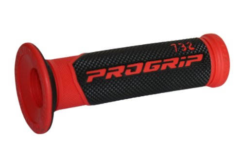 Progrip Manopole Scooter 732-149 - Doppia Densità - Rosso/Nero