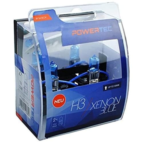 M-Tech Ptzxb3-Duo Lampadina Powertec Xenon Blue H3 12V 55W