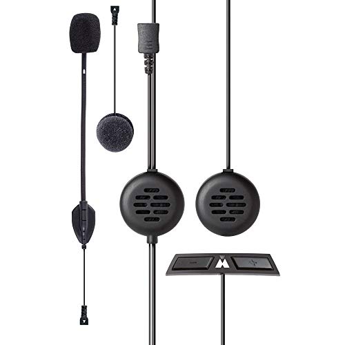 Midland Btgo Uni C1310.01, Interfono Moto Casco Bluetooth Per Conversazioni Pilota Passeggero, Portata 200 M, Interfono Universale Per Tutti I Caschi,