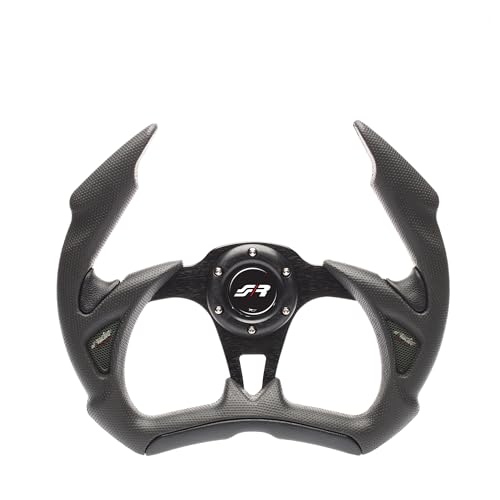 Simoni Racing X5R/P Volante Sportivo X5 Stealth Colore Nero, Diametro 350Mm