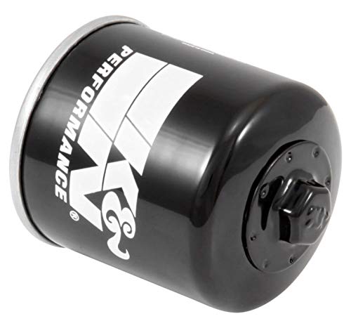K&N Filtro Olio Powersports - Avvitabile 66X71Mm, Resina, Compatibile Con Kawasaki, Honda, Triumph, Yamaha (Kn-204-1)